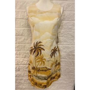 Ky’s Hawaiian Sleeveless Knee length Dress